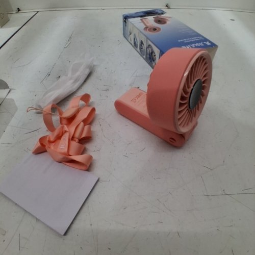 JISULIFE HANDHELD FAN - PINK (STYLE: HANDHELD FAN 7) image 4