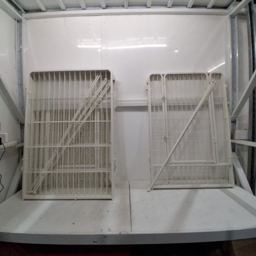 FXW ASTER DOG PLAYPEN DESIGNED FOR COURTYARD, RV CAMPING - 40" | 16 PANEL - WHITE - (MODEL: 124-4016-WH-23V21) image 2