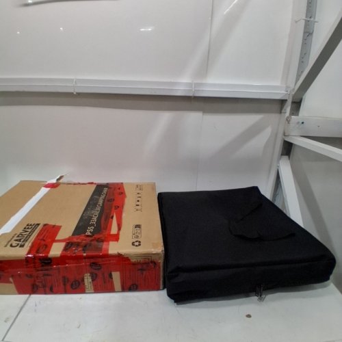 GARVEE OVERSIZED CAMPING CHAIR WITH SIDE TABLE & POCKETS - 400LBS MAX - BLACK/GREY (MODEL : PSS_33ACAEJ6) image 3