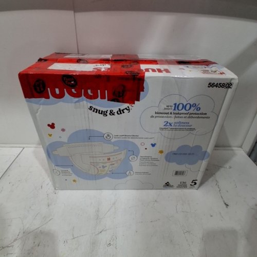 127PK HUGGIES SNUG & DRY DIAPERS - SIZE 5 image 3