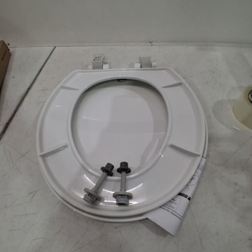BEMIS ECONOMY PLASTIC TOILET SEAT - WHITE (MODEL: 730SLEC 000) image 2