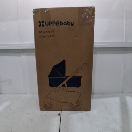 UPPABABY BASSINET V3 - COMPATIBLE WITH VISTA, CRUZ, RIDGE STROLLERS - 20LBS MAX - DECLAN OAT MÉLANGE/BLACK (MODEL: 0903-BAS-NA) image 5