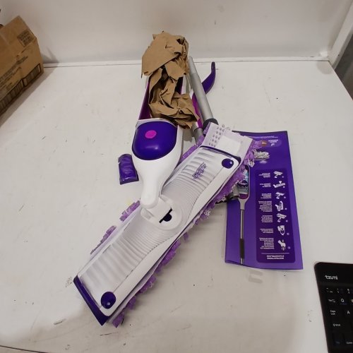 SWIFFER POWER MOP, WOOD FLOOR MOP HANDLE - WHITE image 2