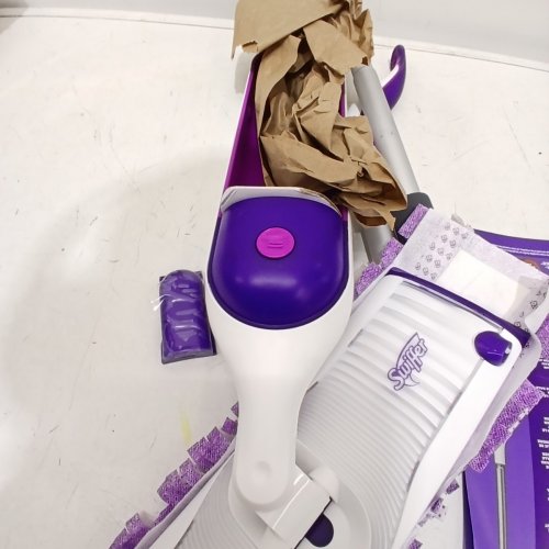SWIFFER POWER MOP, WOOD FLOOR MOP HANDLE - WHITE image 3