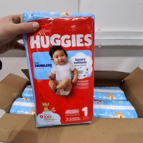 198PK DISNEY HUGGIES LITTLE SNUGGLERS DISPOSABLE BABY DIAPERS - SIZE 1 image 3
