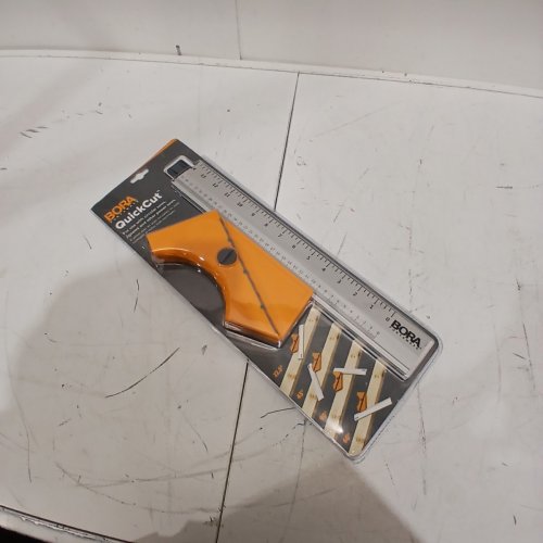 BORA QUICKCUT COMBINATION CIRCULAR SAW CUTTING GUIDE -16" -ORANGE/SILVER (MODEL:530416) image 2