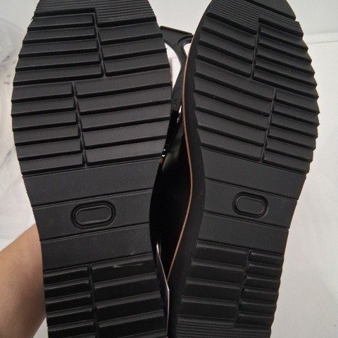 WOMEN'S TIME AND TRU LOAFERS - SIZE 9 WIDE - BLACK image 3