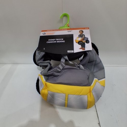 TODDLER DUMP TRUCK COSTUME - 3-4T - GRAY AND YELLOW (ITEM: PT80560) image 3