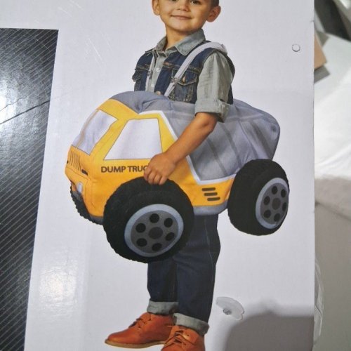 TODDLER DUMP TRUCK COSTUME - 3-4T - GRAY AND YELLOW (ITEM: PT80560) image 5