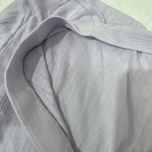 SPLENDID TEXTURED BUTTON-FRONT CARDIGAN - LARGE - LIGHT LAVENDER image 3