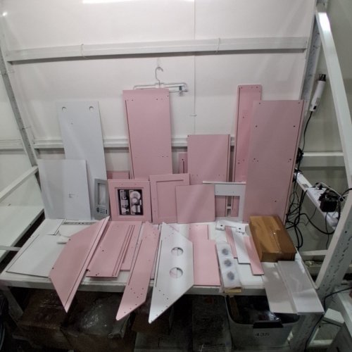 BEST CHOICE PRODUCTS CHILDREN'S PRETEND CORNER KITCHEN PLAYSET - PINK/WHITE (STYLE: image 2
