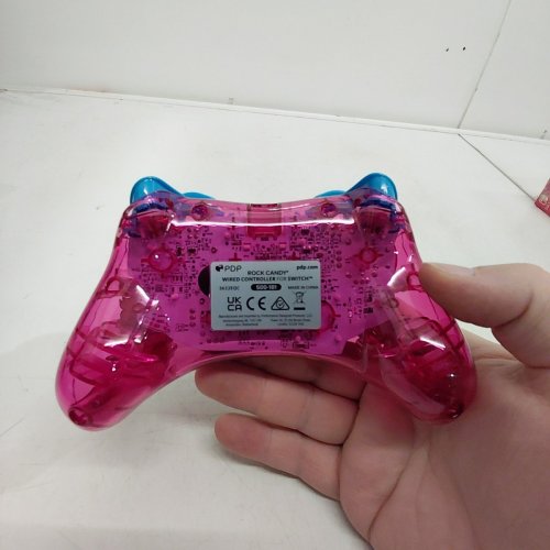 PDP ROCK CANDY WIRED CONTROLLER - FOR NINTENDO SWITCH/LITE/OLED - BUBBLEGUM PRINCESS PEACH (MODEL: 500-181) image 3