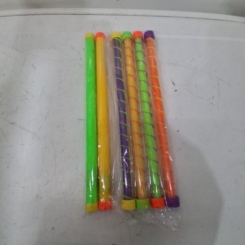 6PC GROAN TUBE NOISE MAKER STICKS - 15.4" - ASSORTED COLORS image 2