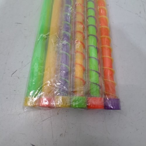 6PC GROAN TUBE NOISE MAKER STICKS - 15.4" - ASSORTED COLORS image 3