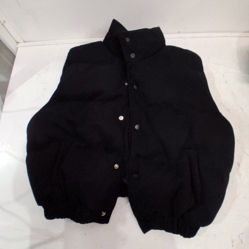 3PC WOMEN'S YUSHE COTTON VEST SWEATSHIRT PANTS SET - SMALL - BLACK image 2