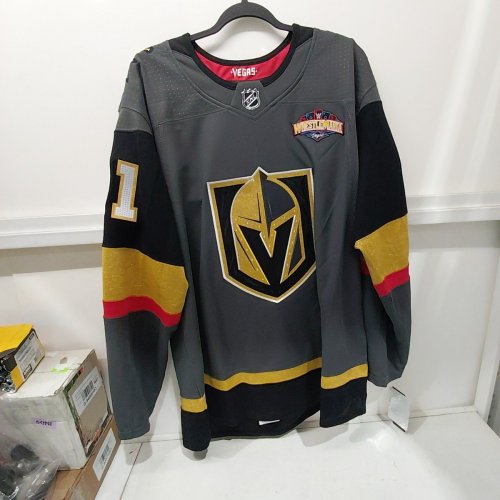 MENS NHL WRESTLEMANIA LAS VEGAS 41 **SIGNED** RHEA RIPLEY VEGAS GOLDEN KNIGHTS JERSEY - SIZE 54 - FANATICS COA - 17/41 image 3
