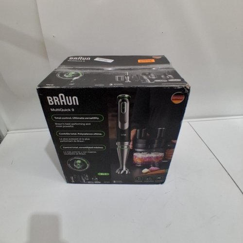 BRAUN MULTIQUICK 9 8-IN-1 HAND BLENDER WITH MULTIPLE VERSATILE TOOL ATTACHMENTS, 8 CUP FOOD PROCESSOR, 20OZ PLASTIC BEAKER & 1.5 CUP CHOPPER **ACCESSORIES ONLY** - 120V - 700W - STAINLESS STEEL/BLACK (MODEL: HB901AN/MQ9187XL) image 6
