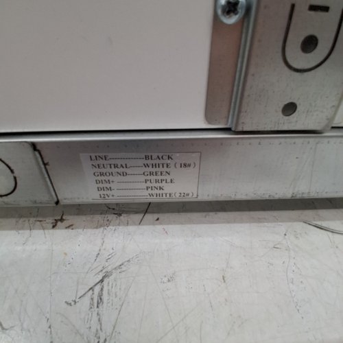 LED PANEL LIGHT FIXTURE - 4FT X 4FT, 70-100W, 3500-5000K - WHITE - (MODEL: OF0544S100CFOD-JBHA0080) image 9