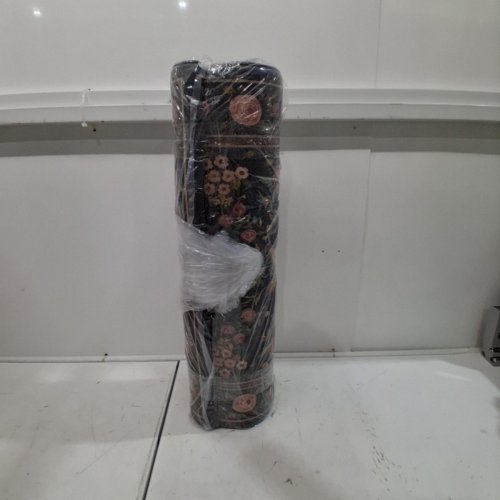 ANTI-FATIGUE KITCHEN AREA MAT - 60" X 24" - BLACK FLORAL image 3
