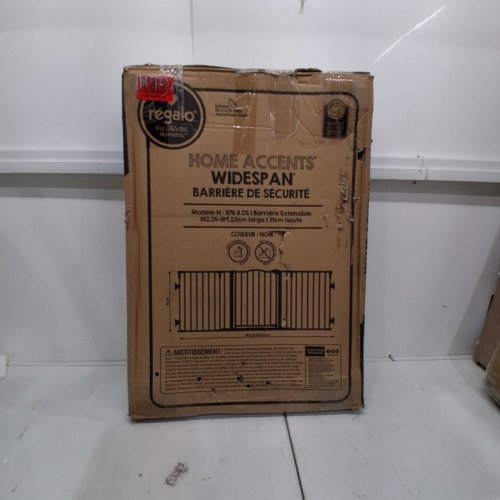 REGALO HOME ACCENTS WIDESPAN BABY GATE - 28" - BLACK (MODEL: 1176 B DS) image 4
