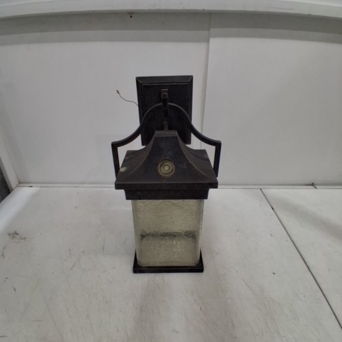 OUTDOOR LED WALL LANTERN - 800LM - RUSTIC BROWN (MODEL: 1806310) image 2