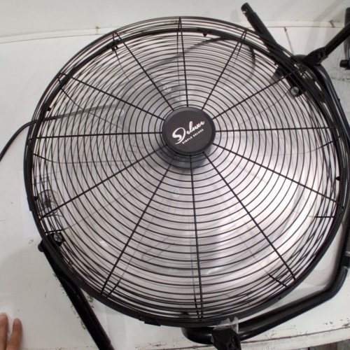 2PK XCITY 3-SPEED METAL INDUSTRIAL FLOOR FAN - 20" - BLACK (MODEL: HIFANXFLOOR20) image 2
