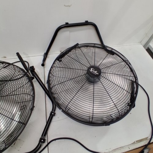 2PK XCITY 3-SPEED METAL INDUSTRIAL FLOOR FAN - 20" - BLACK (MODEL: HIFANXFLOOR20) image 3