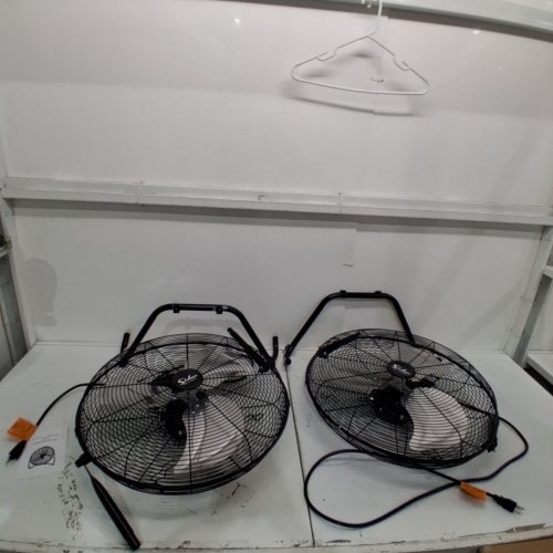 2PK XCITY 3-SPEED METAL INDUSTRIAL FLOOR FAN - 20" - BLACK (MODEL: HIFANXFLOOR20) image 5