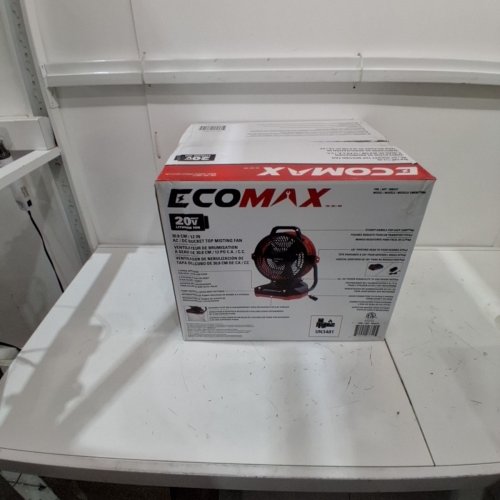 ECOMAX PORTABLE MISTING FAN - 12" - 1400CFM - BLACK/RED (MODEL: EMF501214M 1806312) image 2