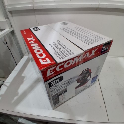 ECOMAX PORTABLE MISTING FAN - 12" - 1400CFM - BLACK/RED (MODEL: EMF501214M 1806312) image 3