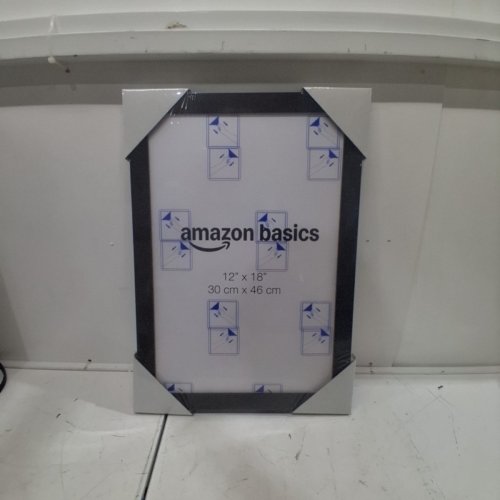 AMAZON BASICS WOOD POSTER RECTANGULAR FRAME - 12" X 18" - BLACK image 2