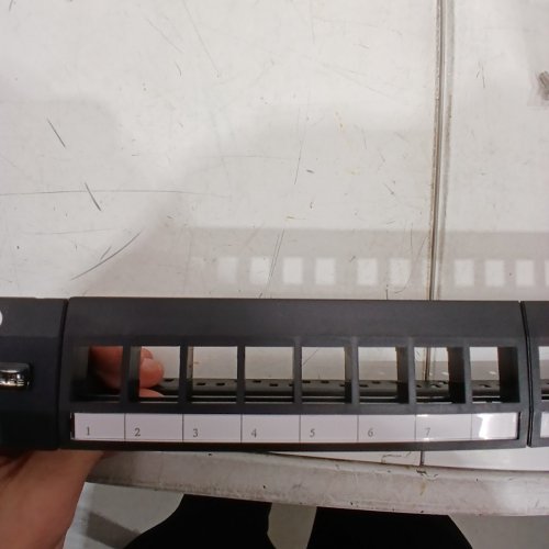 NEW YORK CABLES UNLOADED BLANK PATCH PANEL - 24 PORT, 19" 1U - BLACK image 3