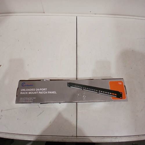 NEW YORK CABLES UNLOADED BLANK PATCH PANEL - 24 PORT, 19" 1U - BLACK image 5
