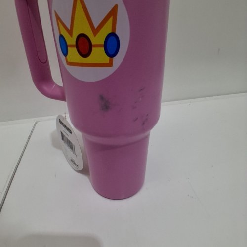 PYRAMID AMERICA SUPER MARIO TRAVEL TUMBLER WITH HANDLE AND STRAW - PINK (MODEL: MBWS0009) image 4