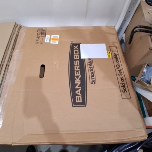 10PK BANKERS BOX SMALL STORAGE BOXES - BROWN (ITEM: 7714219) image 3