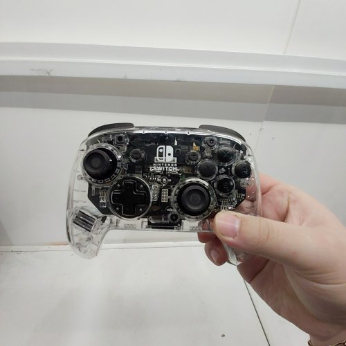 PDP AFTERGLOW NINTENDO SWITCH WIRELESS DELUXE CONTROLLER, PRISMATIC CUSTOMIZABLE LIGHTING, 30FT RANGE WIRELESS WITH BACK PADDLE BUTTONS (MODEL: 500-137) image 2