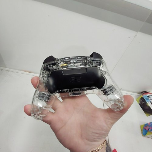 PDP AFTERGLOW NINTENDO SWITCH WIRELESS DELUXE CONTROLLER, PRISMATIC CUSTOMIZABLE LIGHTING, 30FT RANGE WIRELESS WITH BACK PADDLE BUTTONS (MODEL: 500-137) image 3