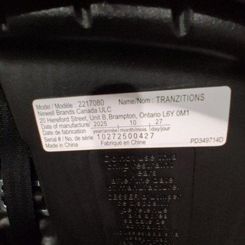 GRACO TRANZITIONS 3-IN-1 LIGHTWEIGHT ADJUSTABLE HEIGHT HARNESS BOOSTER CAR SEAT WITH CUP HOLDERS - 100LB MAX WEIGHT - ELOISE PURPLE (MODEL: 2217080) image 2