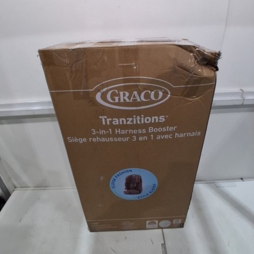 GRACO TRANZITIONS 3-IN-1 LIGHTWEIGHT ADJUSTABLE HEIGHT HARNESS BOOSTER CAR SEAT WITH CUP HOLDERS - 100LB MAX WEIGHT - ELOISE PURPLE (MODEL: 2217080) image 7