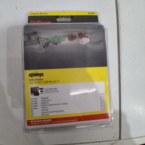 CURT 4-WAY FLAT OUTPUT CUSTOM TRAILER WIRING HARNESS - FITMENT IS FOR VARIOUS MODELS - (MODEL: #56420) image 2