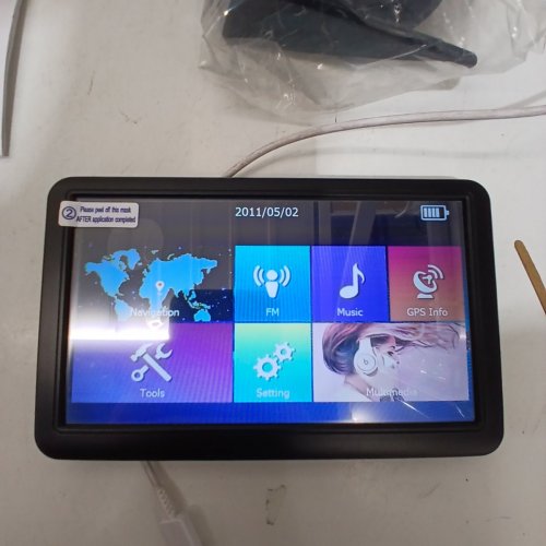 CAR & TRUCK GPS NAVIGATOR WITH OFFLINE BUILT IN GPS CHIP, 800×480 HD DISPLAY, SAFETY ALERTS, 8GB MEMORY, DASHBOARD MOUNT INCLUDED -7" - BLACK (MODEL: 0809) image 3
