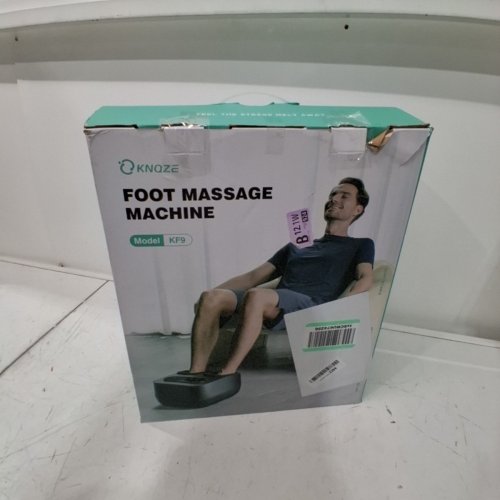 KNQZE SHIATSU FOOT MASSAGER MACHINE WITH HEAT & LCD TOUCH PANEL - BLACK (MODEL: KF9) image 5