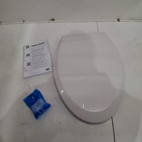 AMERICAN STANDARD ELONGATED SLOW-CLOSE TOILET SEAT - 16.5" X 13" - WHITE (MODEL: 5503A00B.020) image 2
