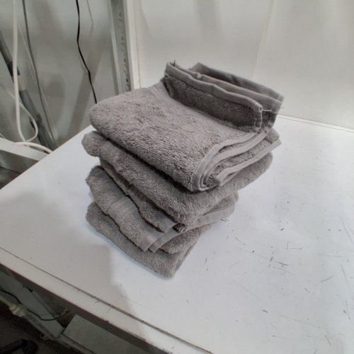 5PK SERENE HOME COLLECTION HAND TOWELS - 16" X 30" - GREY (MODEL:3414444) image 3