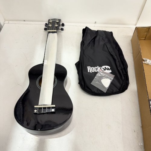 ROCKJAM MARTIN SMITH UKULELE - 20.8" - BLACK - (MODEL:UK-222-BK) image 2