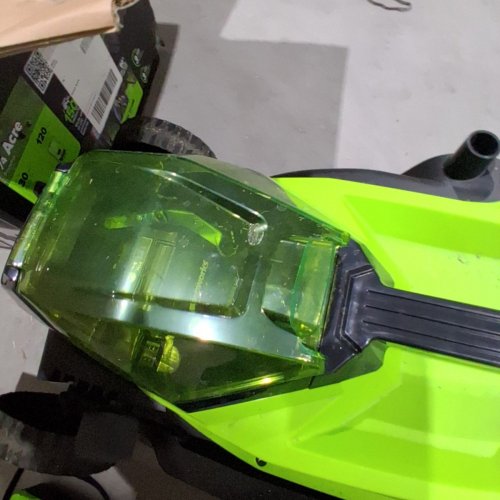 GREENWORKS BATTERY POWERED ELECTRIC BRUSHLESS MOTOR PUSH LAWN MOWER *TOOL ONLY* - 24V - 13" - GREEN (MODEL: LMG401) image 4