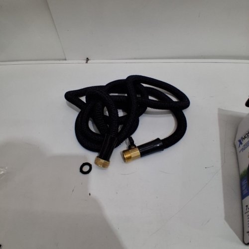 BIG BOSS XHOSE PRO DAC-5 HIGH PERFORMANCE LIGHTWEIGHT EXPANDABLE GARDEN HOSE WITH BRASS FITTINGS, 25FT - BLACK image 2