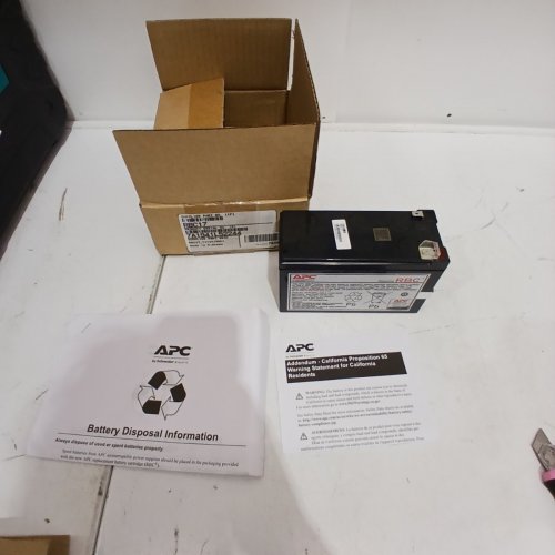 APC RBC17 REPLACEMENT BATTERY FOR UNINTERRUPTIBLE POWER SUPPLY - 8.5" X 7" X 4" - 12V - BLACK image 2