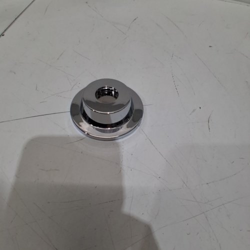 STAINLESS STEEL WATER PIPE DECORATIVE COVER FAUCET BASE PLATE - 3" - SILVER image 3