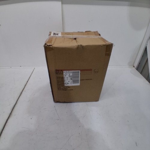 4 MAINSTAYS PLASTIC SHOWER CADDY WITH HANDLE - 9.8" X 8.2" X 7.2" - CLEAR/GREY (MODEL: MSB5100320C) image 4